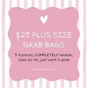 $25 plus size grab bags